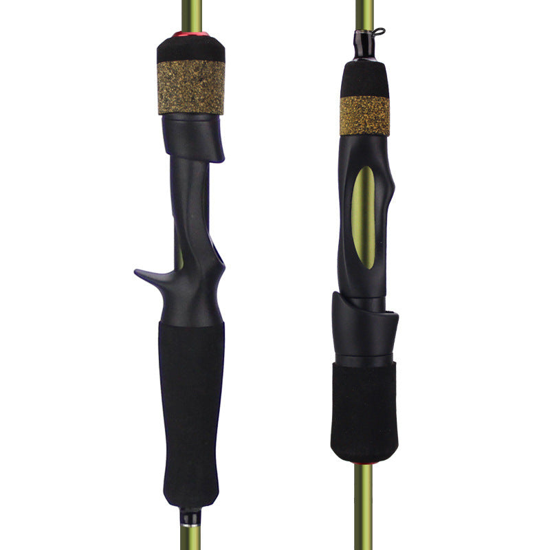 4-Piece Carbon Spinning Rod | 1.8m–2.1m Travel Fishing Rod with Cloth Bag