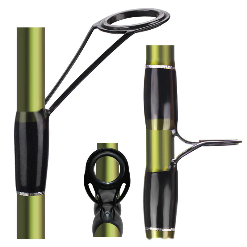 4-Piece Carbon Spinning Rod | 1.8m–2.1m Travel Fishing Rod with Cloth Bag