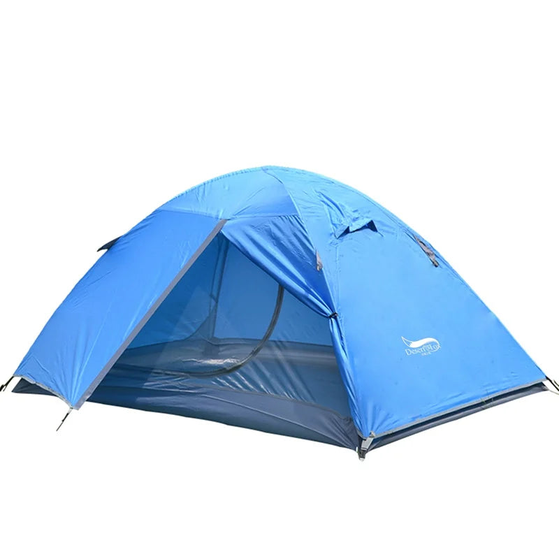 Desert&Fox Solo Backpacking Tent – Double Layer, 4-Season Waterproof Shelter