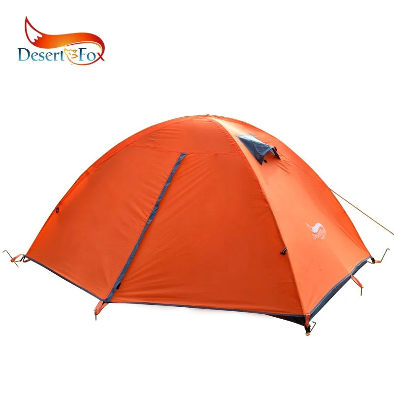 Desert&Fox Solo Backpacking Tent – Double Layer, 4-Season Waterproof Shelter