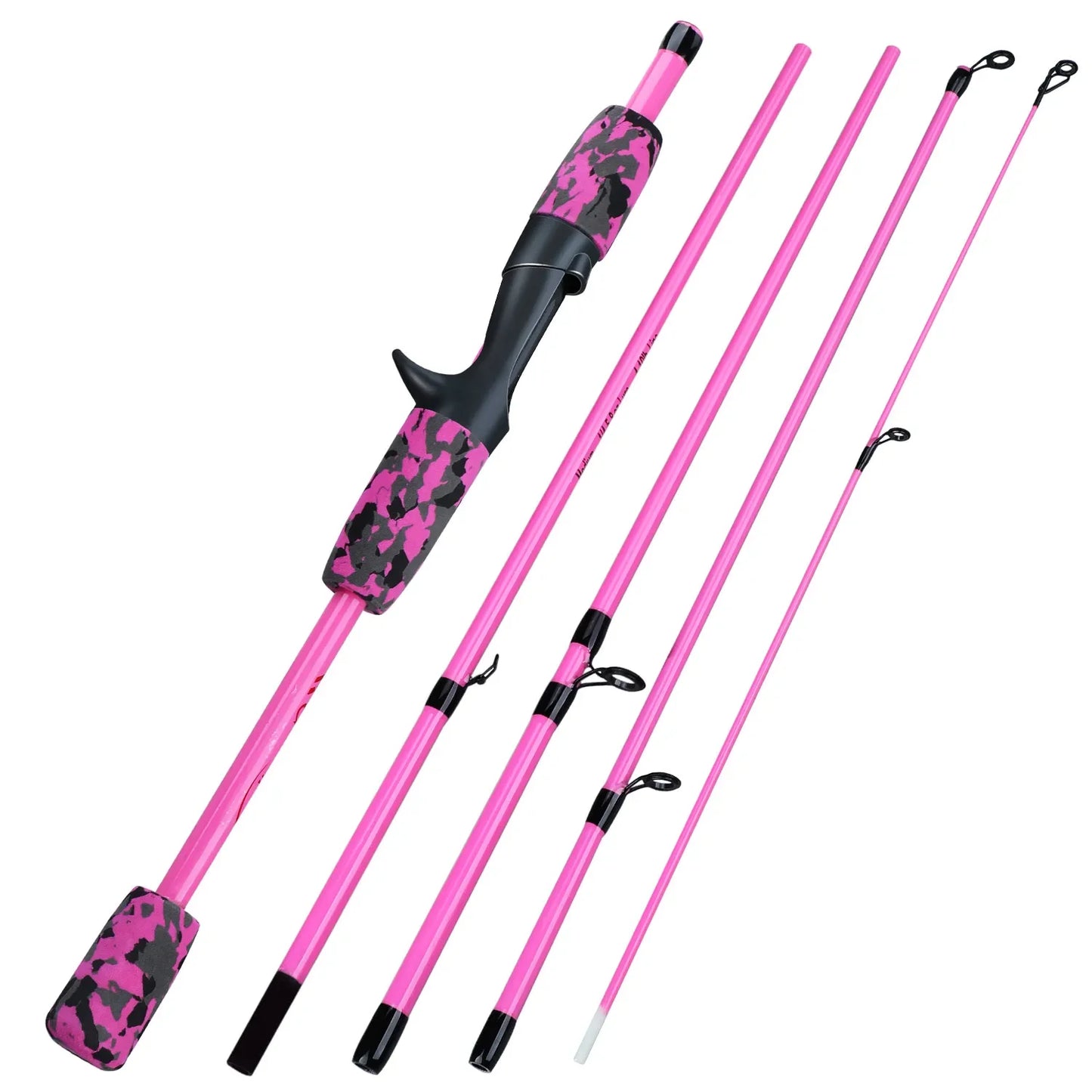 Sougayilang 1.7m Ultralight Fishing Rod | 5-Section Carbon Lure Rod
