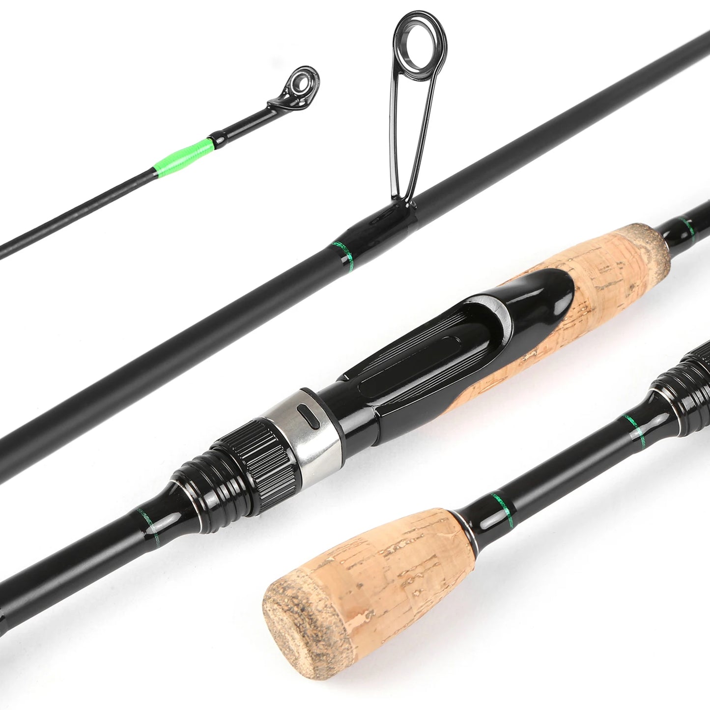 Portable Travel Spinning Rod | 4-Piece Carbon Fiber | 1.8m–2.2m