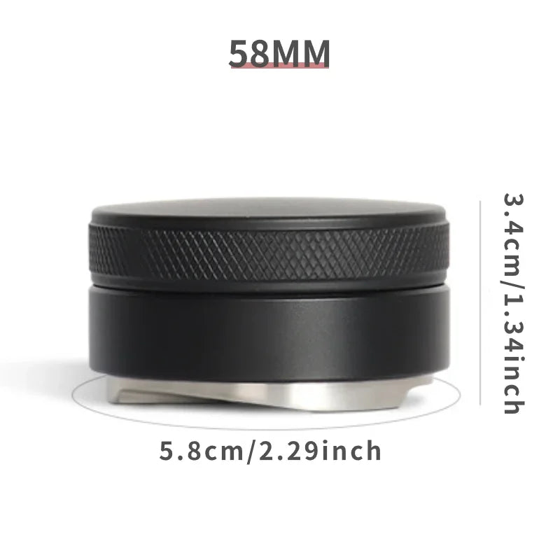 Espresso Coffee Distributor Tool | Adjustable Tamper (51mm / 53mm / 58mm)