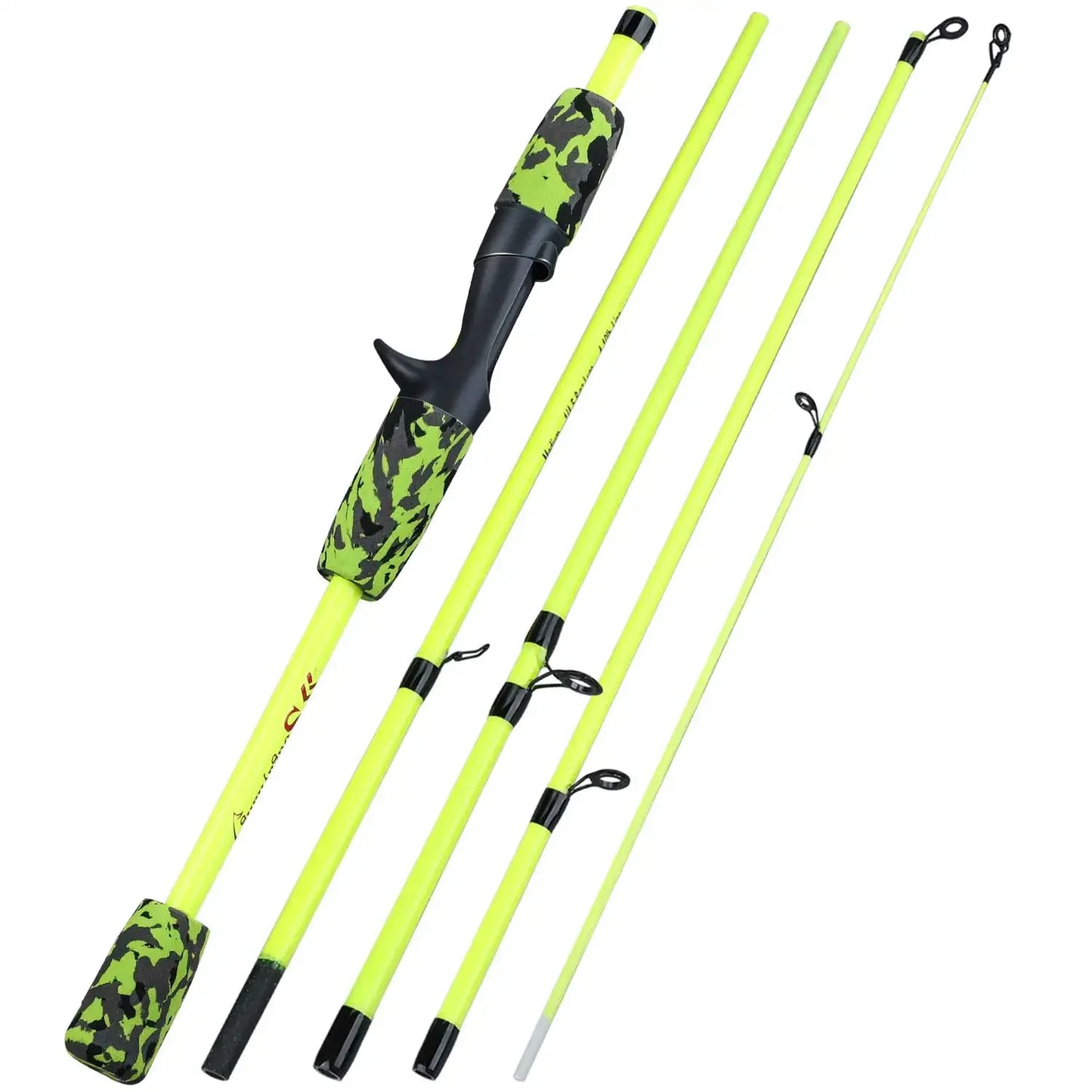 Sougayilang 1.7m Ultralight Fishing Rod | 5-Section Carbon Lure Rod