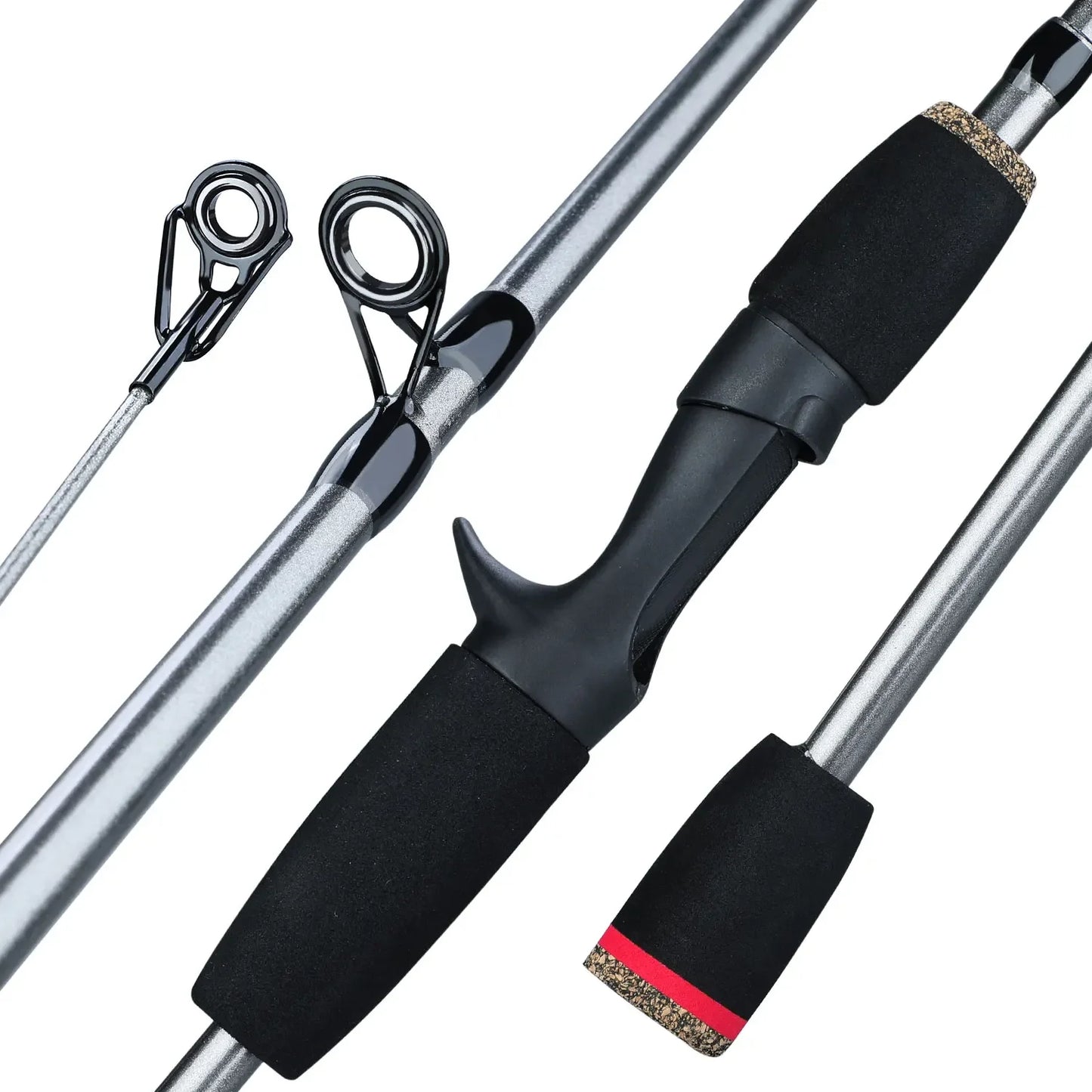 Sougayilang 1.7m Ultralight Fishing Rod | 5-Section Carbon Lure Rod