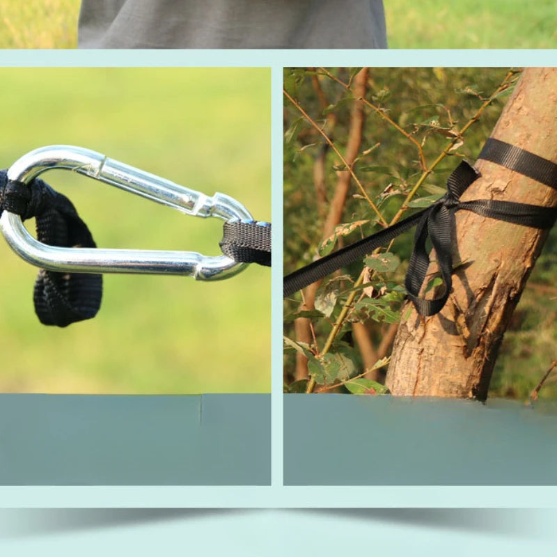 Portable Camping Hammock with Mosquito Net – Lightweight Anti-Rollover Design