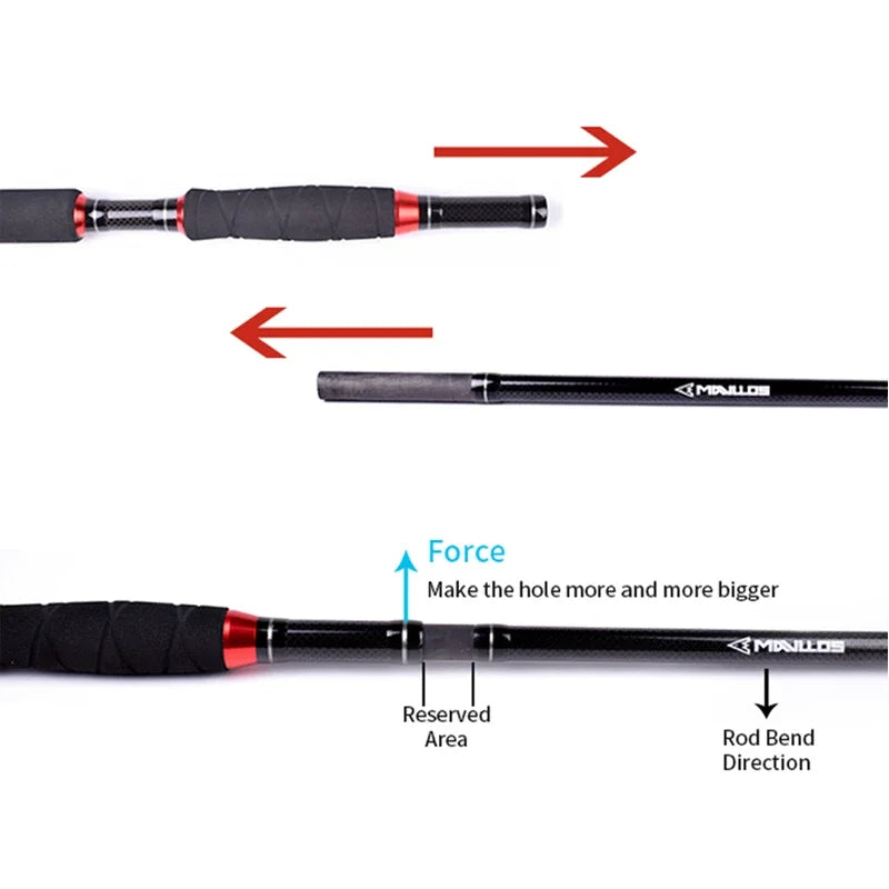 Heavy-Duty Saltwater Jigging Rod – 50–80 lb Power, 6' Length
