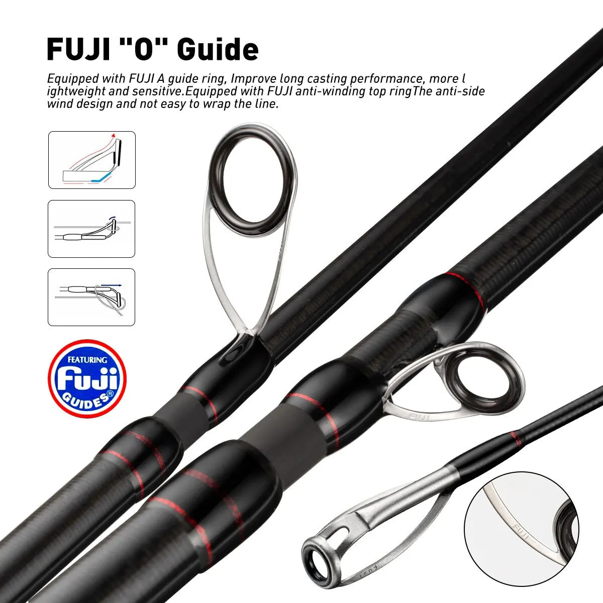 6-Section Carbon Fiber Travel Fishing Rod | Casting & Spinning
