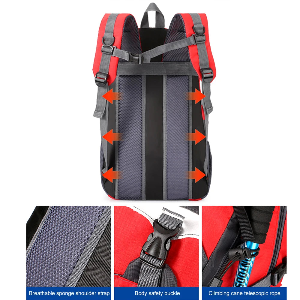 40L Lightweight Hiking Backpack | Waterproof Softback Daypack for Camping & Travel