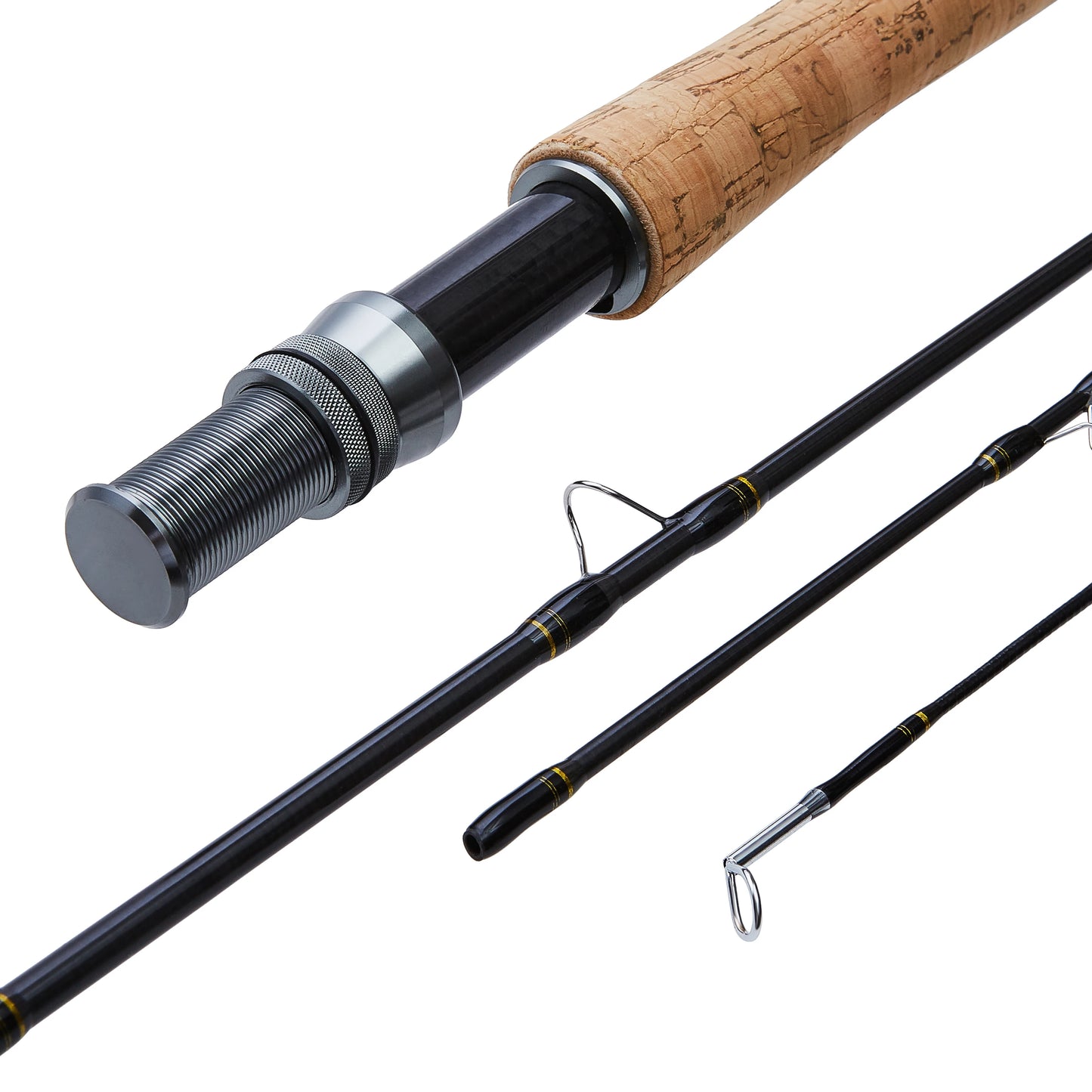 6FT 1WT Fly Fishing Rod – 3-Piece Ultralight Carbon Fiber for Small Streams
