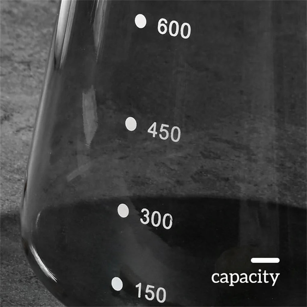 600ml Glass Coffee Server | Pour-Over Carafe with Measurement Scale