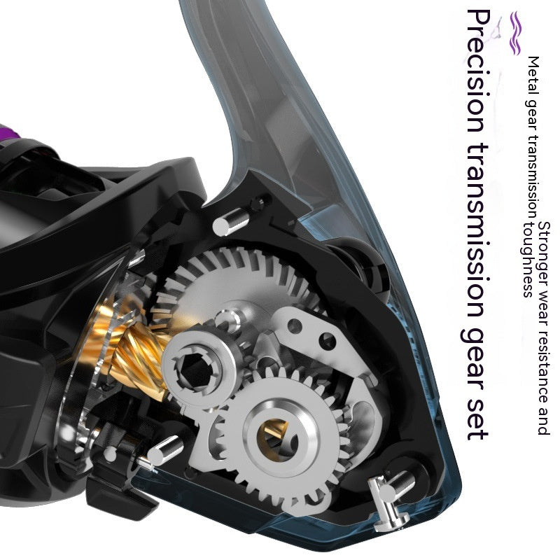 HP All-Metal Spinning Reel | 100–800 Series | 5.2:1 Gear Ratio, 10kg Drag