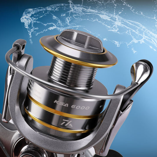 High-Speed Spinning Reel with Spare Spool | 14+1 Bearings