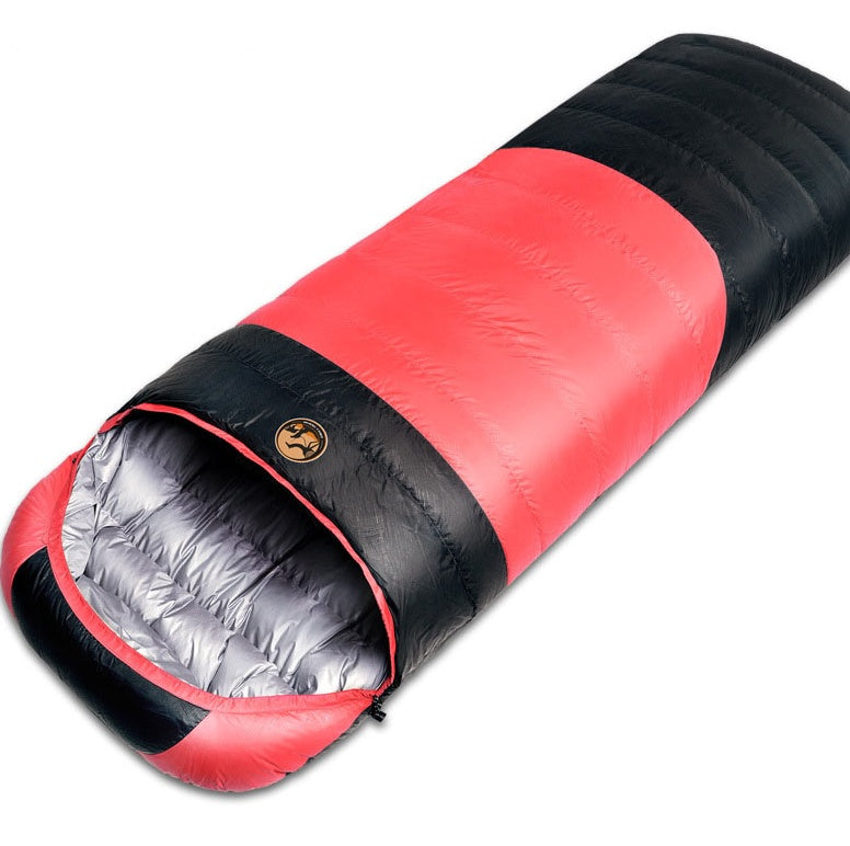 Down Sleeping Bag | Lightweight Envelope-Style for Cold Weather Camping