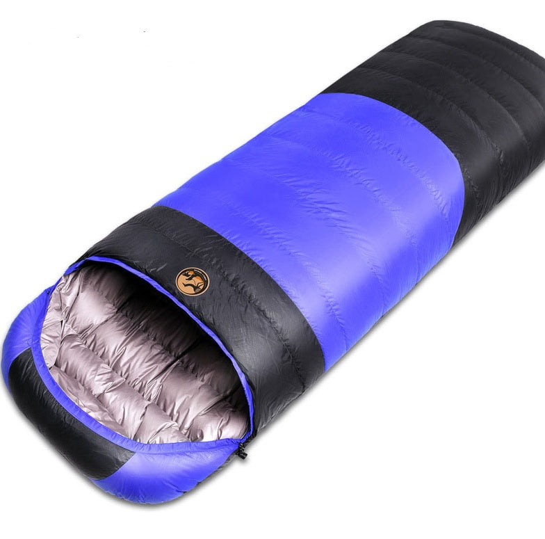 Down Sleeping Bag | Lightweight Envelope-Style for Cold Weather Camping