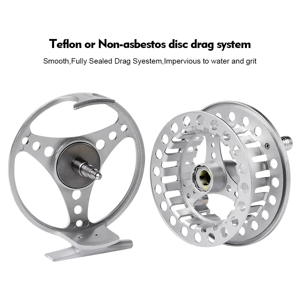 PROBEROS Fly Reel – Aluminum, CNC Machined, 3/4 to 7/8 wt, 3+1BB