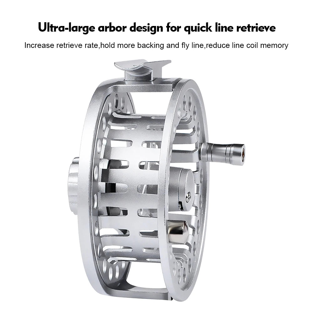 PROBEROS Fly Reel – Aluminum, CNC Machined, 3/4 to 7/8 wt, 3+1BB