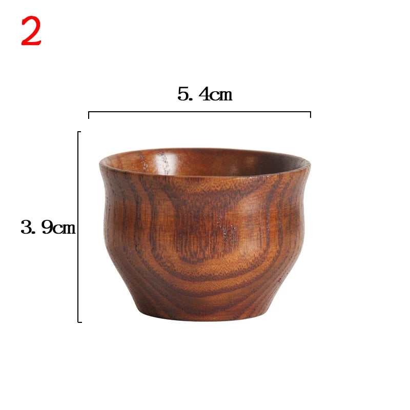 Handcrafted Wooden Mug | Natural Wood Cup for Coffee, Tea, or Beer
