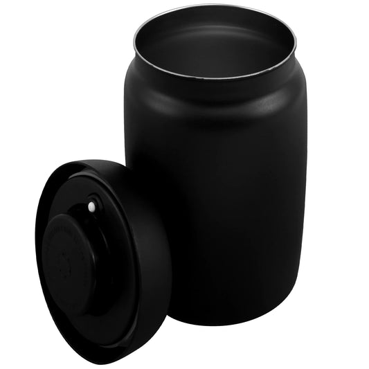 1200ml Stainless Steel Coffee Canister | Airtight Vacuum Food Storage Jar