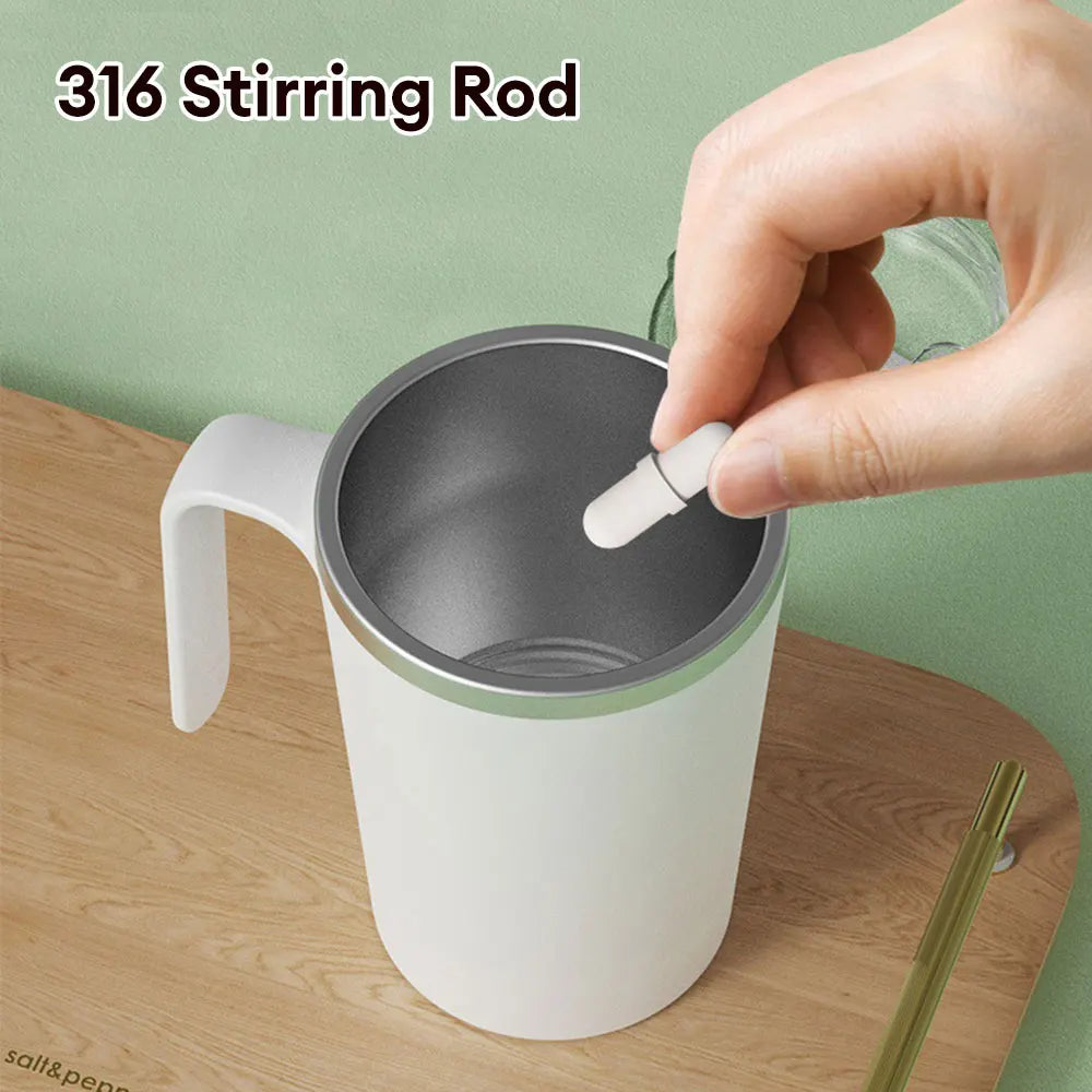400ml Self-Stirring Coffee Cup | Electric Magnetic Mixing Mug