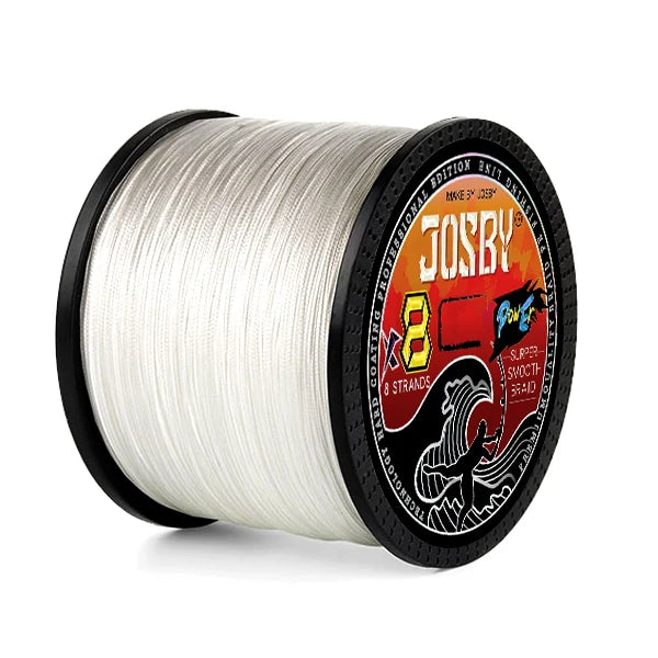 JOSBY 500m Braided Fishing Line | 8-Strand PE | 9 Colors & 8 Strengths
