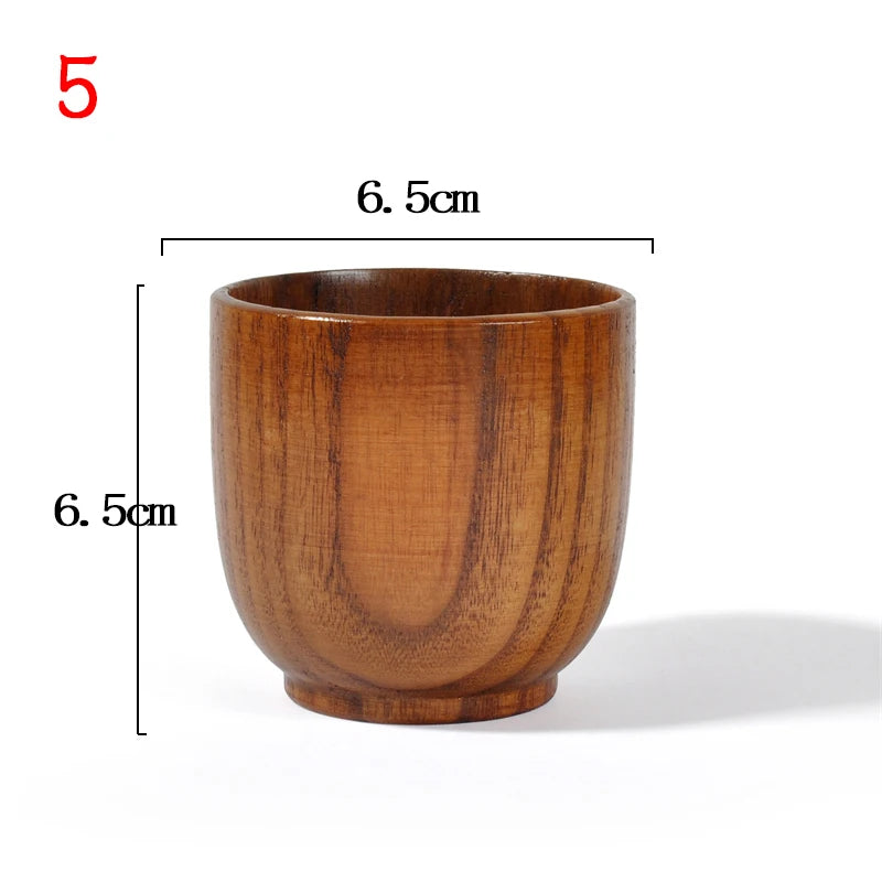 Handcrafted Wooden Mug | Natural Wood Cup for Coffee, Tea, or Beer