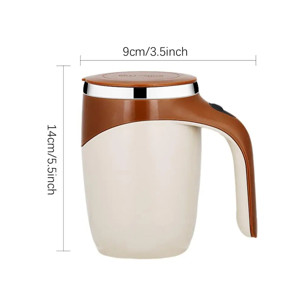 Self-Stirring Coffee Mug | Rechargeable Stainless Steel Travel Cup