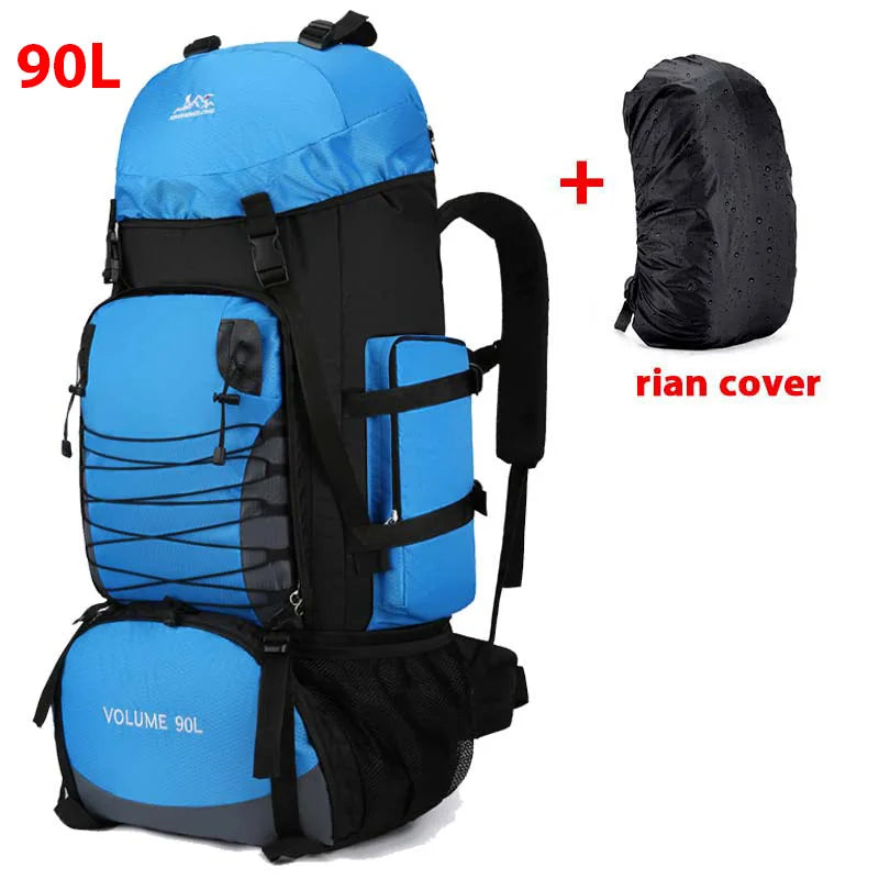 90L Large Hiking Backpack – Tactical-Style Camping Rucksack with MOLLE Straps