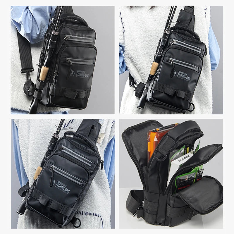 Multifunctional Fishing Backpack | Tackle & Lure Storage Gear Pack