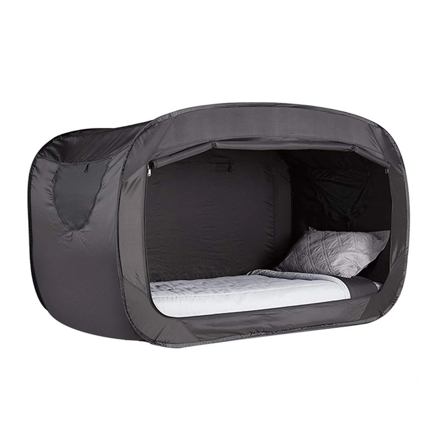 1-Person Privacy Bed Tent – Foldable Sleep Pod with Mosquito Net & Full Cover