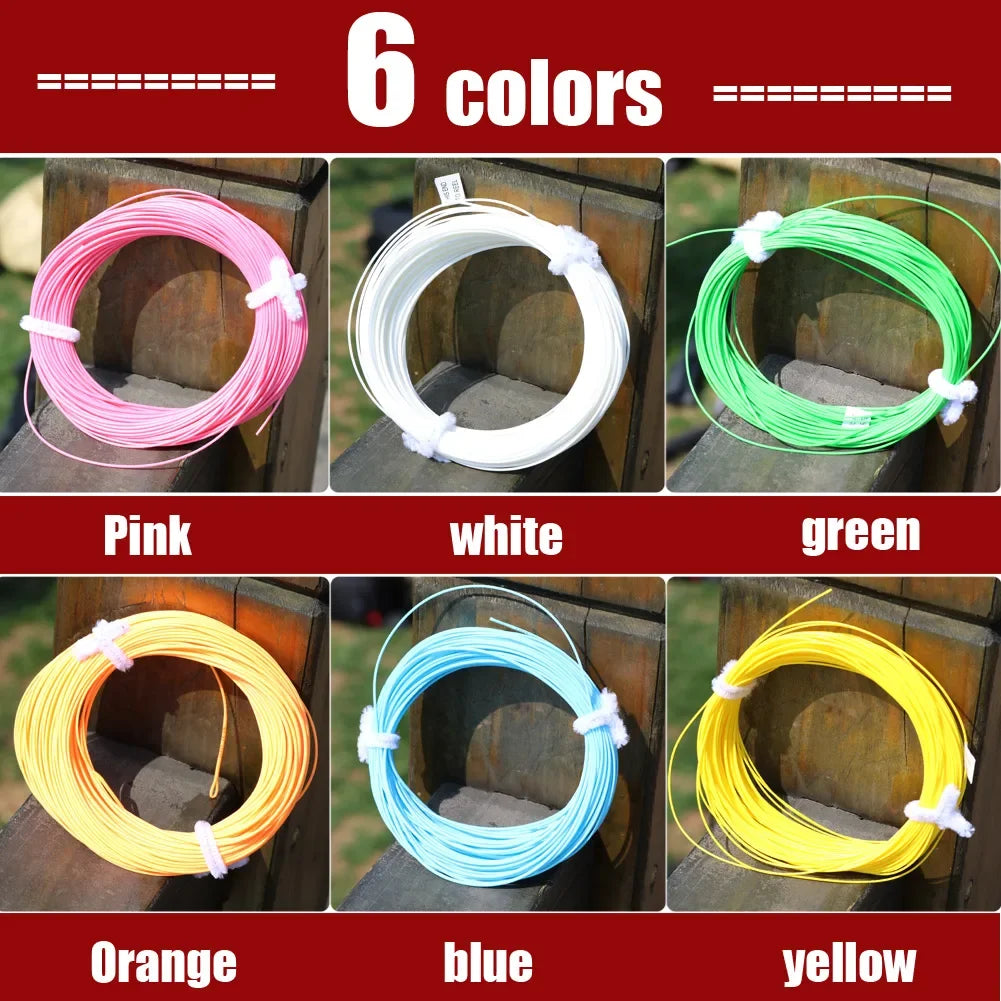 Sougayilang 100FT Weight Forward Floating Fly Fishing Line (4F–8F)