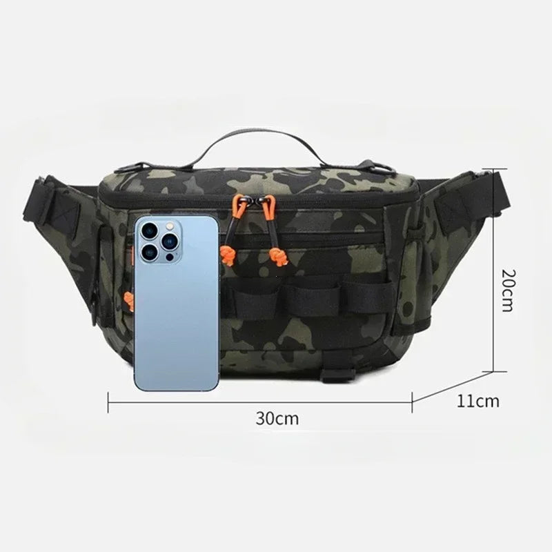 Fishing Chest & Waist Bag | Tactical Outdoor Tackle Pack for Travel & Sports