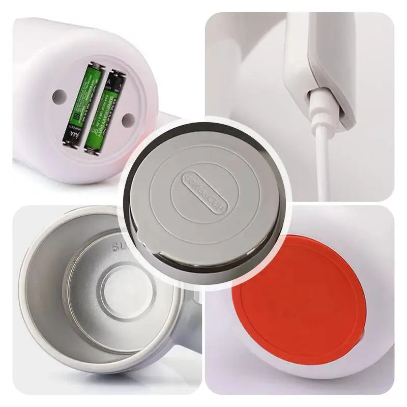 Self-Stirring Coffee Mug | Rechargeable Stainless Steel Travel Cup