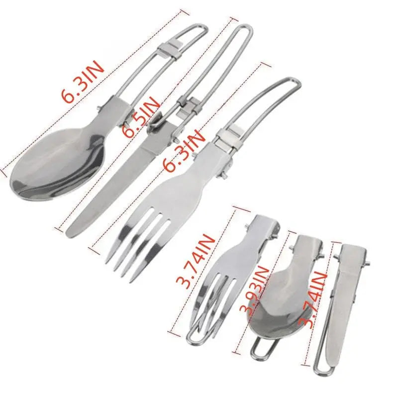 Portable Camping Cookware Kit | Compact Outdoor Cooking Set for Hiking & Backpacking