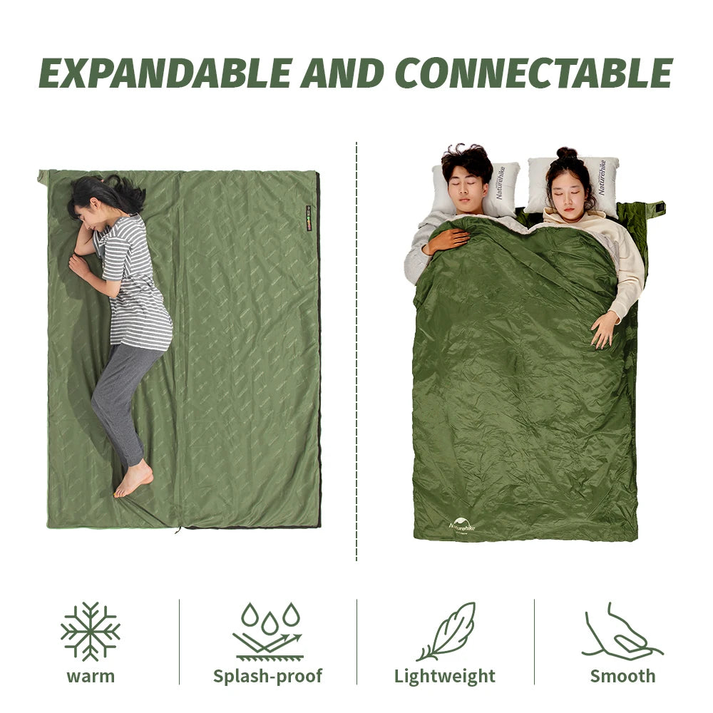 Naturehike LW180 Sleeping Bag – Ultralight for Camping & Travel