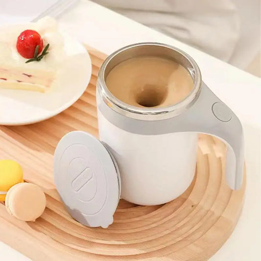 Self-Stirring Coffee Mug | Rechargeable Stainless Steel Travel Cup