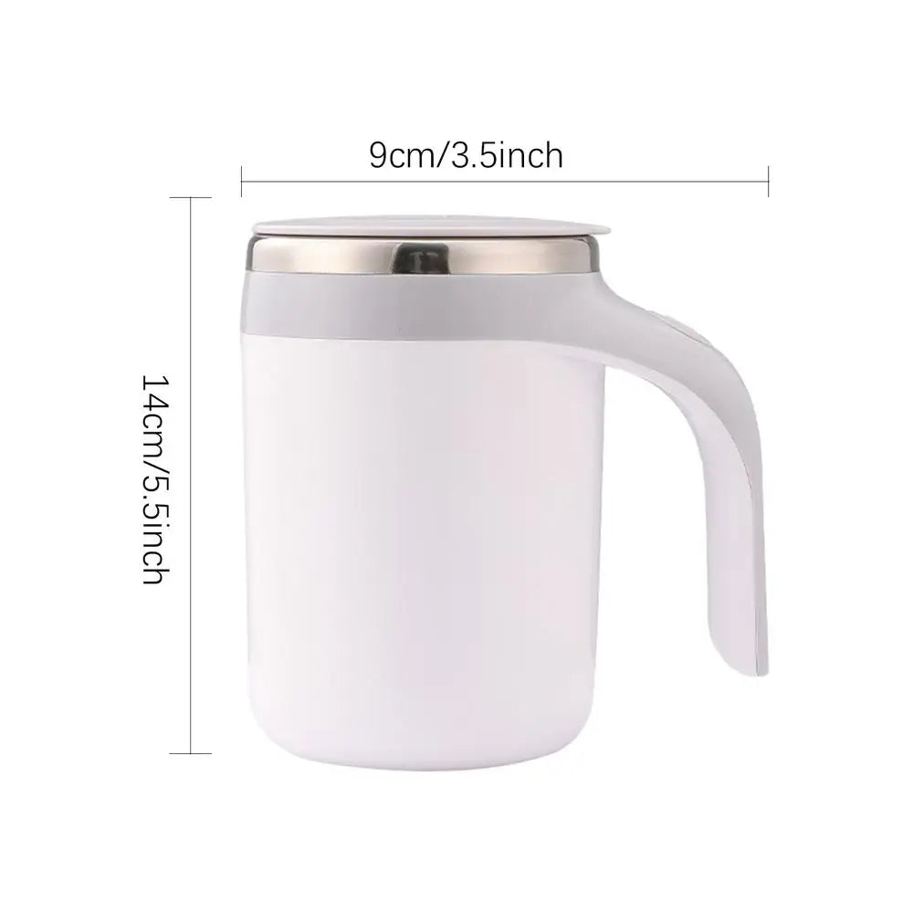 Self-Stirring Coffee Mug | Rechargeable Stainless Steel Travel Cup
