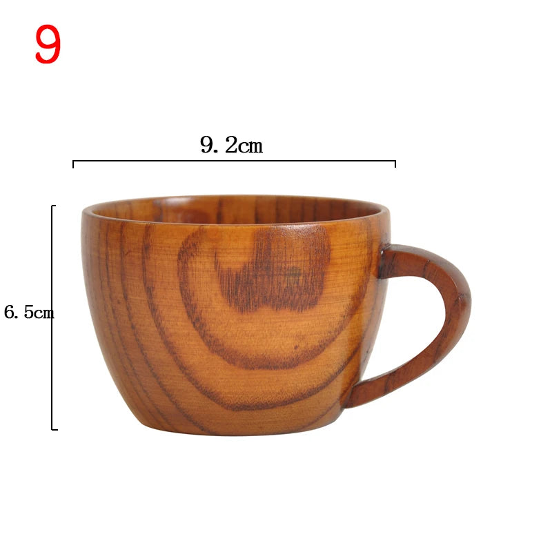 Handcrafted Wooden Mug | Natural Wood Cup for Coffee, Tea, or Beer