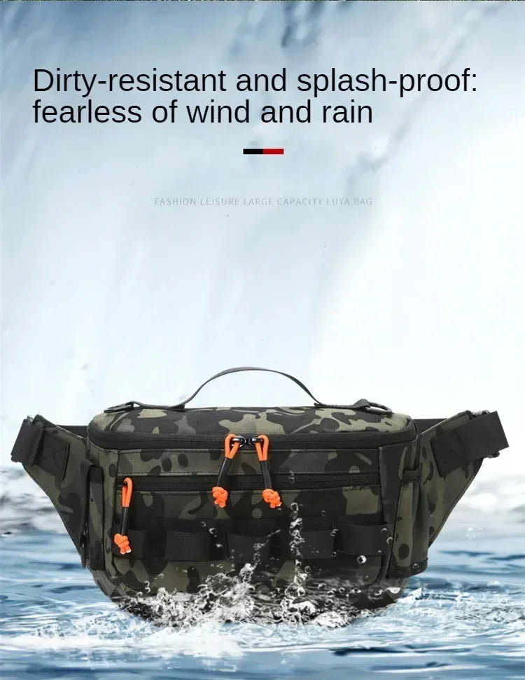 Fishing Chest & Waist Bag | Tactical Outdoor Tackle Pack for Travel & Sports