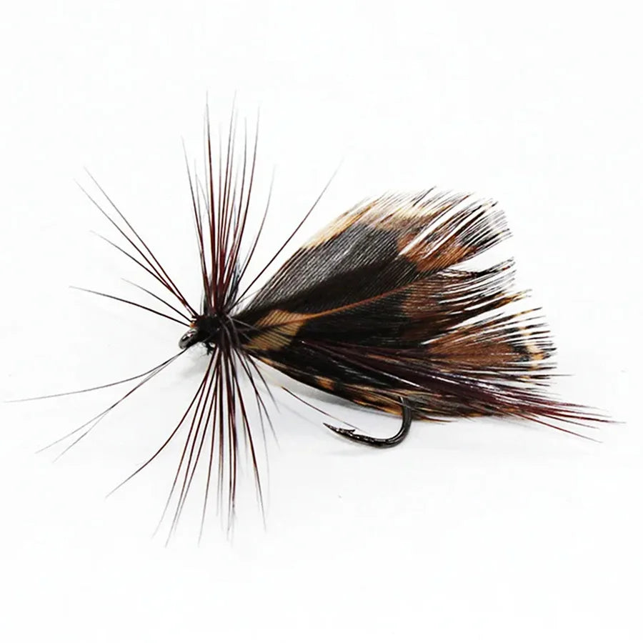 12pcs Dry Fly Fishing Lures – Classic Insect Patterns for Trout & Panfish