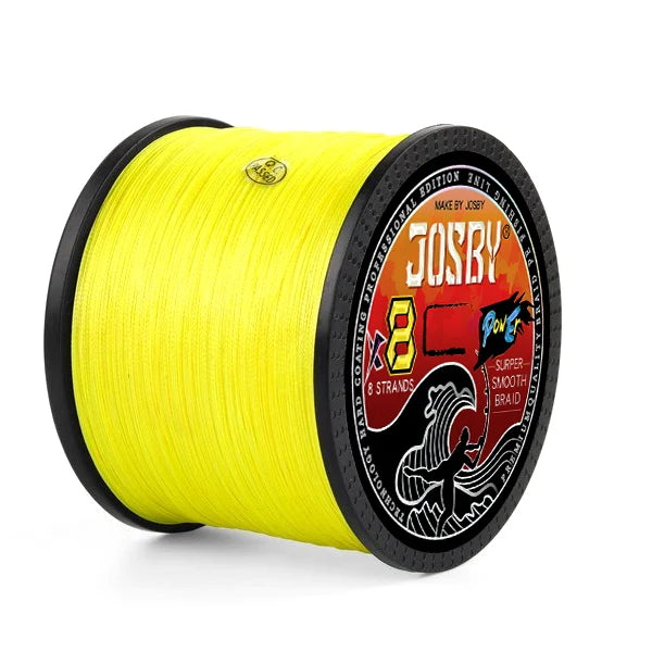 JOSBY 500m Braided Fishing Line | 8-Strand PE | 9 Colors & 8 Strengths
