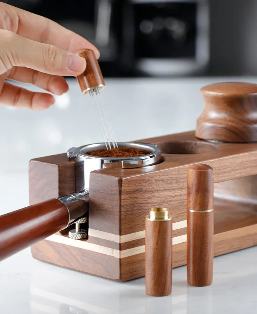 Espresso WDT Tool | Wood Handle Needle Stirrer for Coffee Distribution