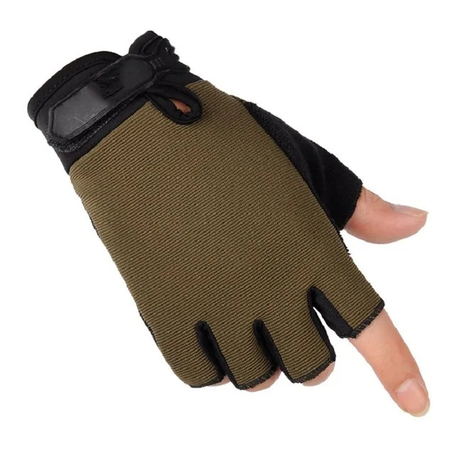 Camouflage Fishing Gloves | Breathable Non-Slip Outdoor Gloves for Men & Women