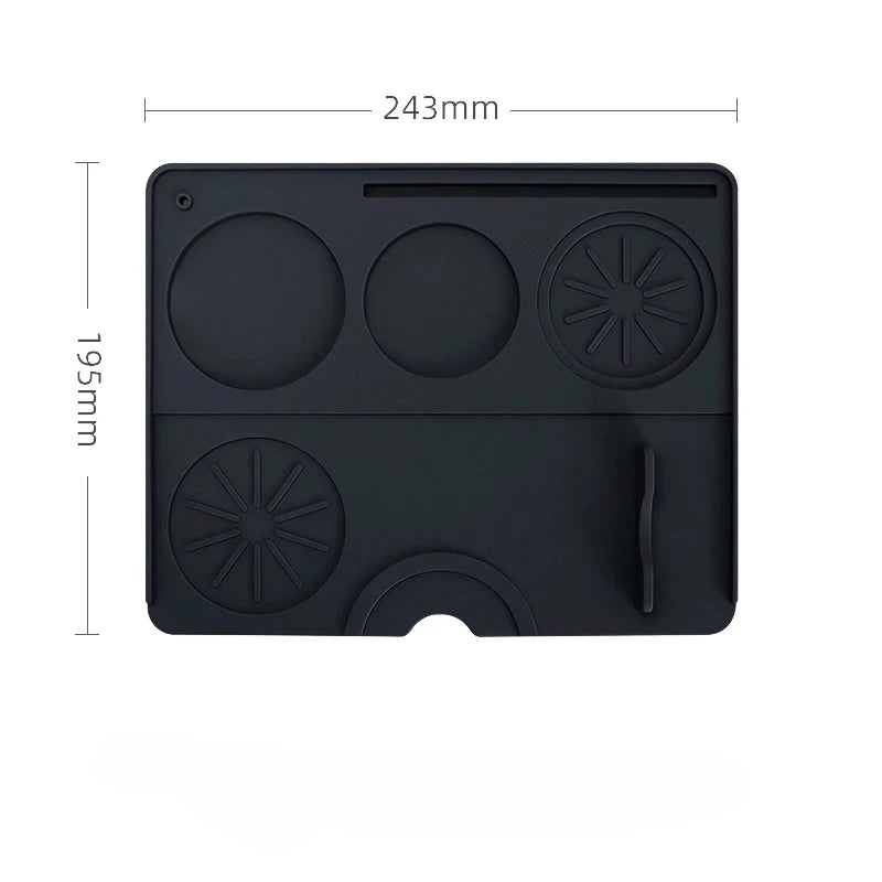 Silicone Coffee Tamper Mat | Espresso Tool Station for Portafilter & Distributor