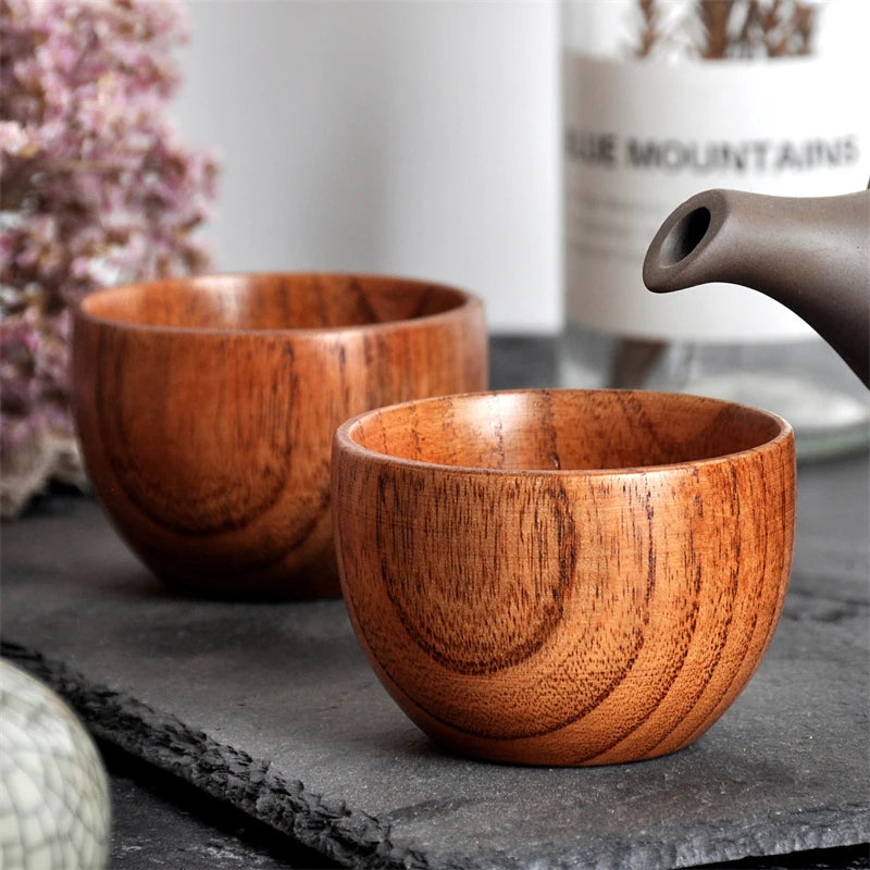 Handcrafted Wooden Mug | Natural Wood Cup for Coffee, Tea, or Beer