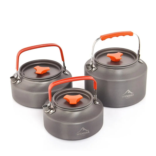 WIDesea Camping Kettle – 1.1L / 1.6L / 2.1L Lightweight Coffee & Water Pot for Outdoor Cooking