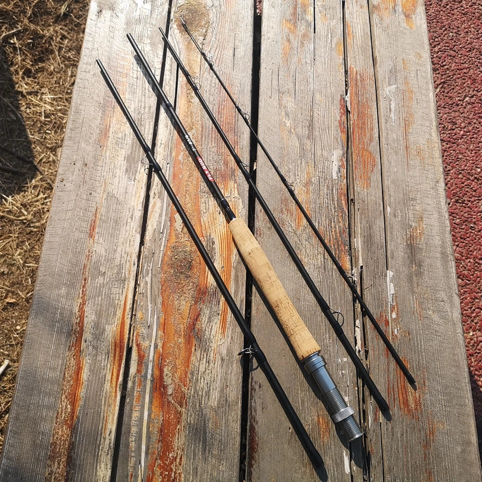 Seachaser 7FT 5/6WT Fly Fishing Rod – Carbon Fiber, Slow Action with Cork Handle