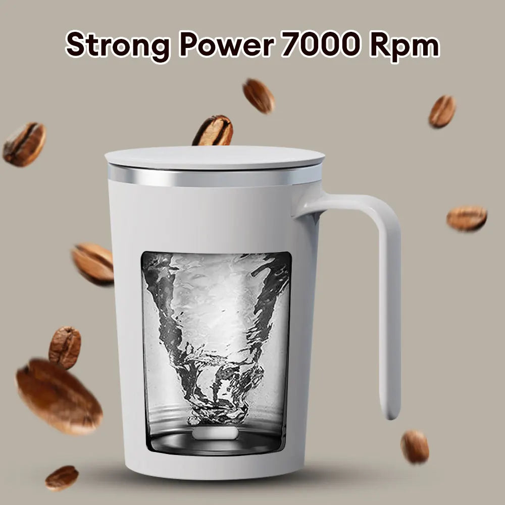 400ml Self-Stirring Coffee Cup | Electric Magnetic Mixing Mug