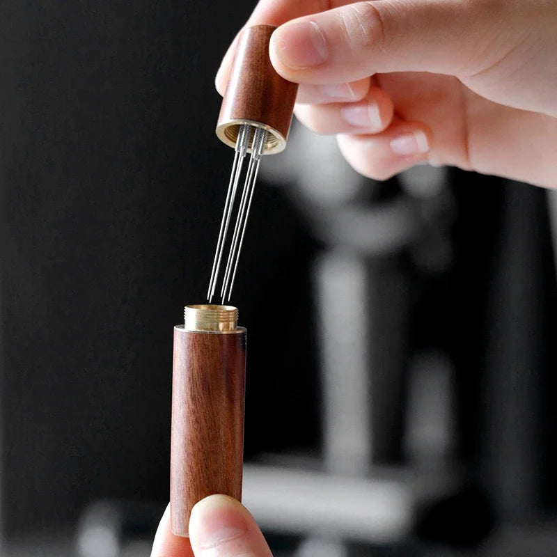 Espresso WDT Tool | Wood Handle Needle Stirrer for Coffee Distribution