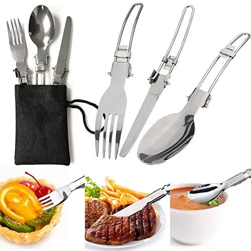 Portable Camping Cookware Kit | Compact Outdoor Cooking Set for Hiking & Backpacking
